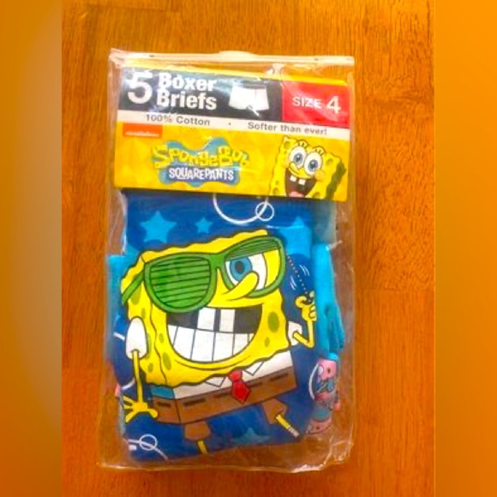 Boy's SpongeBob 5pk of boxer briefs